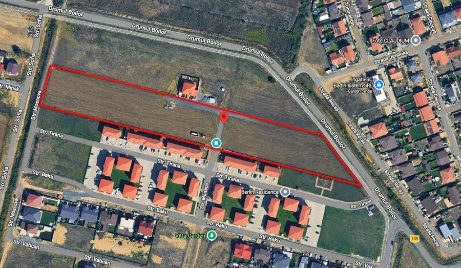 Teren Construcții intravilan de 15000 mp, în Moșnița Nouă
