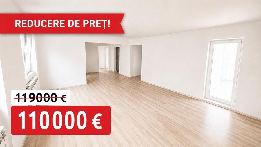 Apartament cu 4 camere decomandat în Central