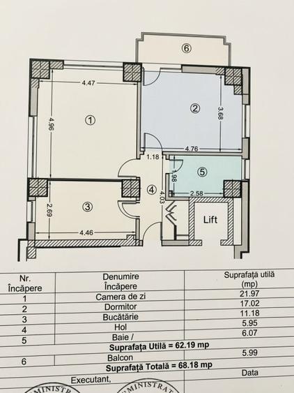 Apartament cu 2 camere decomandat în Mănăștur