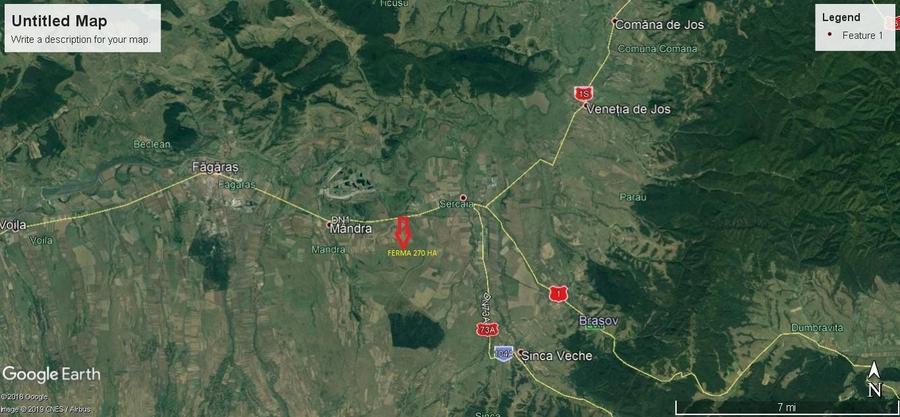 Teren agricol extravilan de 2500000 mp, în Șercaia