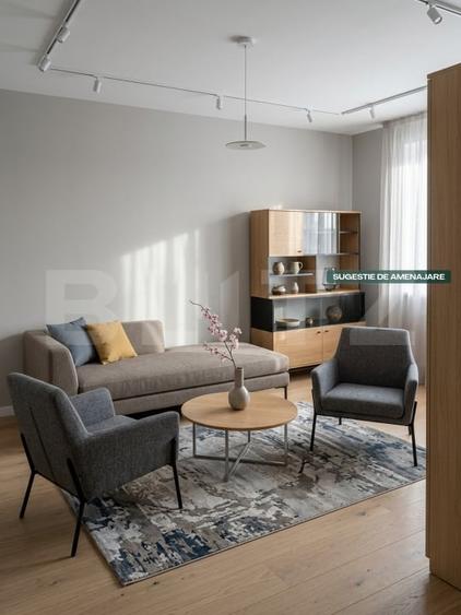 Apartament cu 2 camere semidecomandat, mobilat în Zărnești