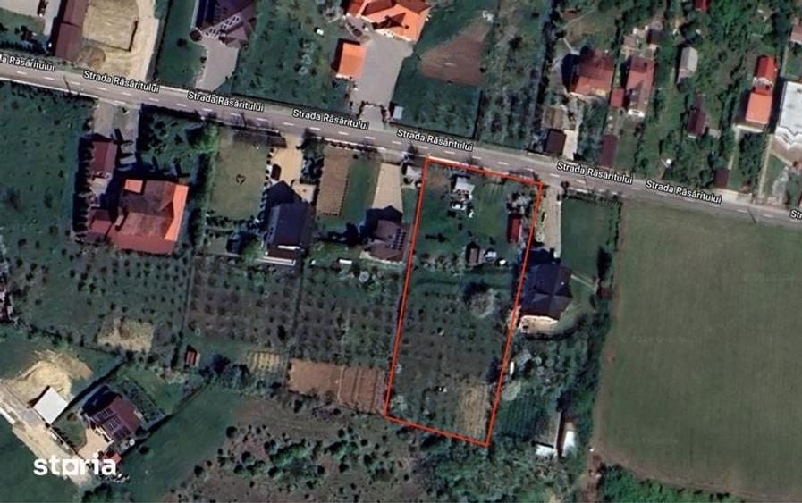 Teren de 3000 mp, în Corunca