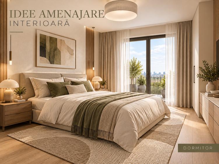 Apartament cu 3 camere decomandat în Popești-Leordeni