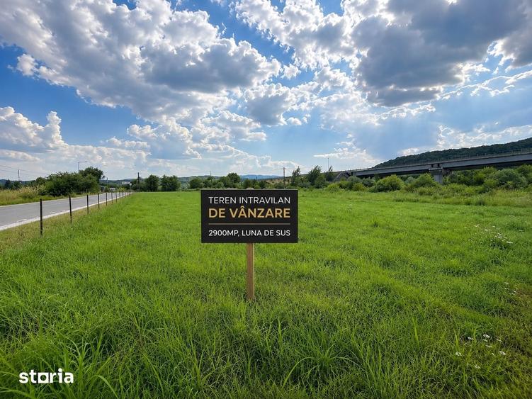 Teren de 2900 mp, în Luna