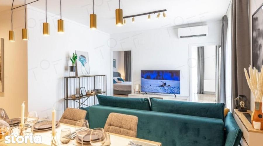 Apartament cu 3 camere, mobilat în Domenii