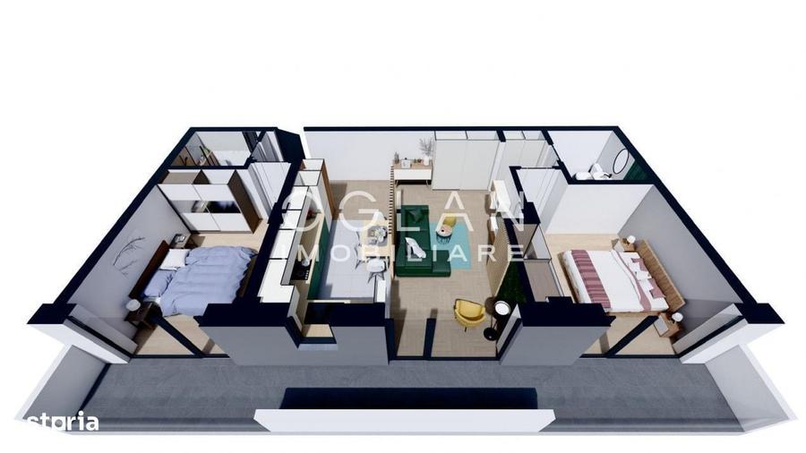 Apartament cu 3 camere în Terezian