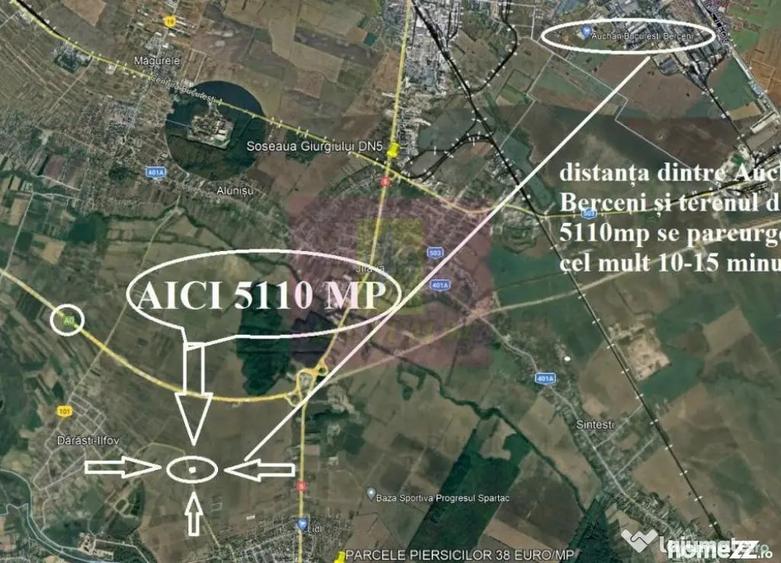 Teren de 5110 mp, în 1 Decembrie