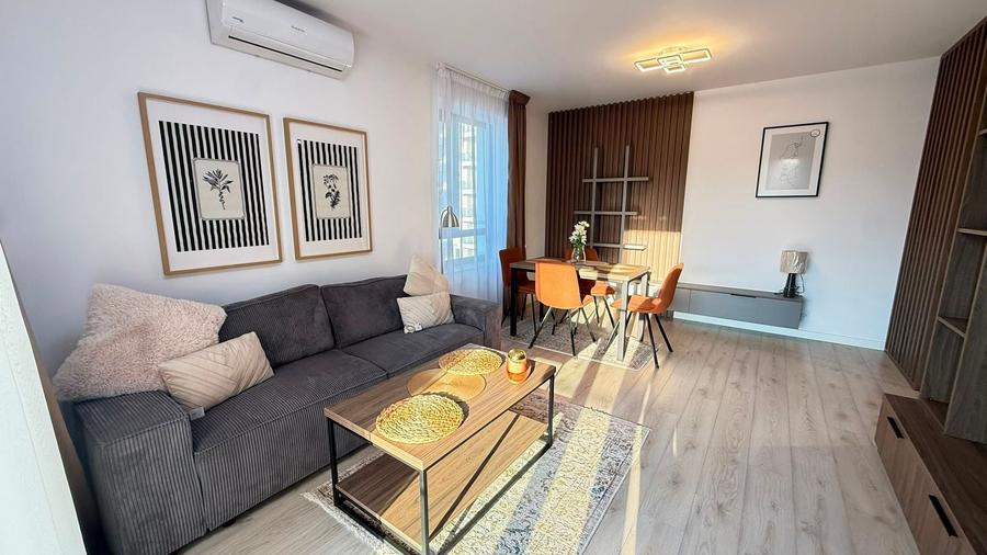Apartament cu 2 camere decomandat, mobilat în Băneasa