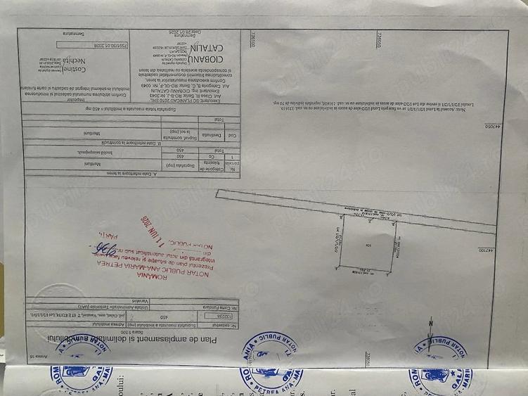 Teren de 500 mp, în Exterior Vest