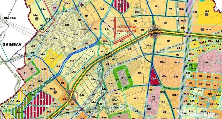 Teren intravilan, 5000 mp, Stupini, str Pomiculturii - 2