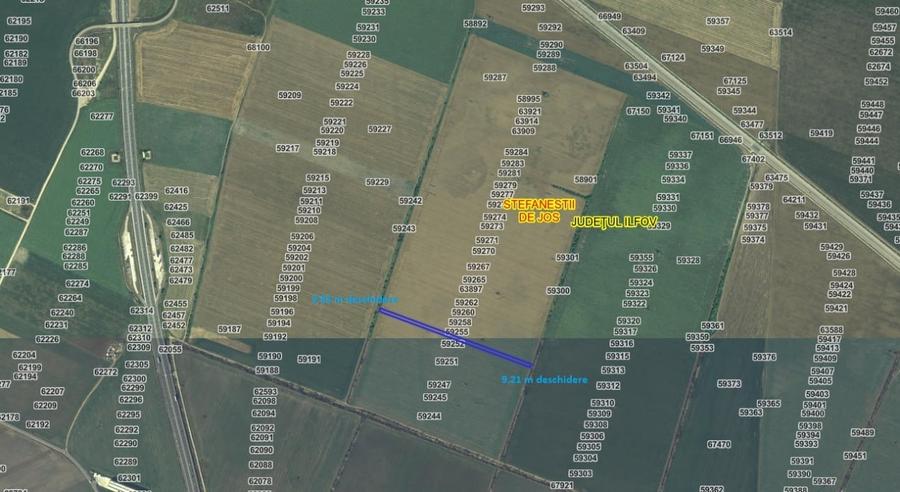 Teren agricol intravilan de 4800 mp, în Ștefăneștii de Jos