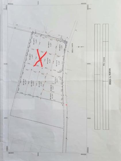 Teren Construcții intravilan de 671 mp, în Sud