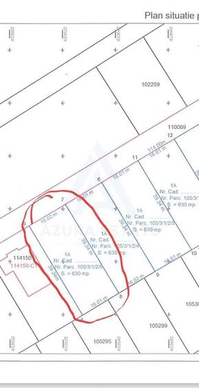Teren intravilan pentru constructie casa individuala, 630 mp - 5