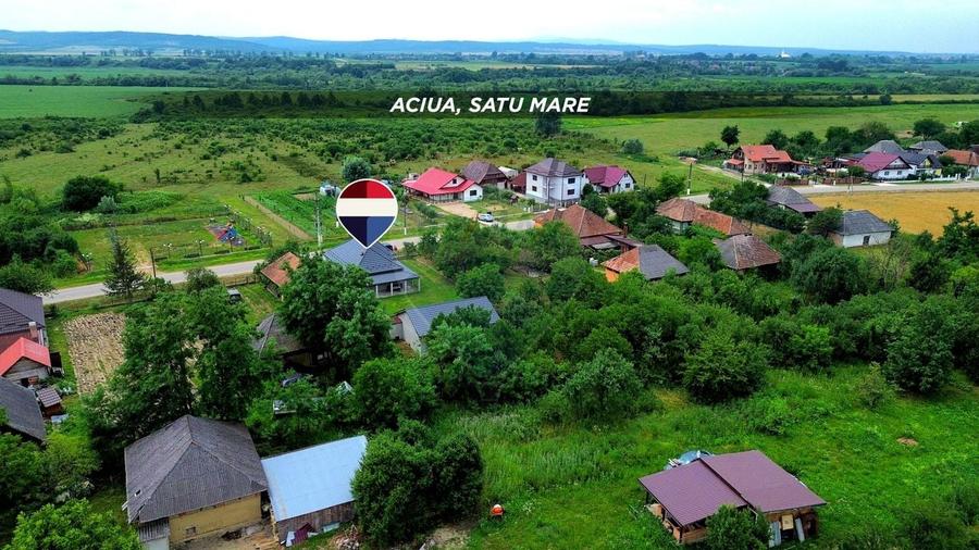 Casă individuală cu 3 camere cu Teren 1500 Mp în Aciua