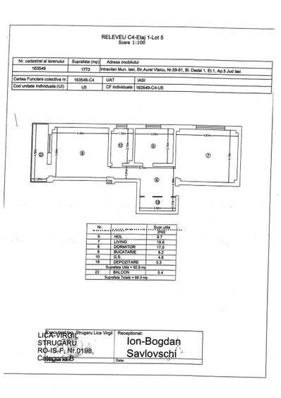 Apartament cu 2 camere decomandat, mobilat în Tătărași