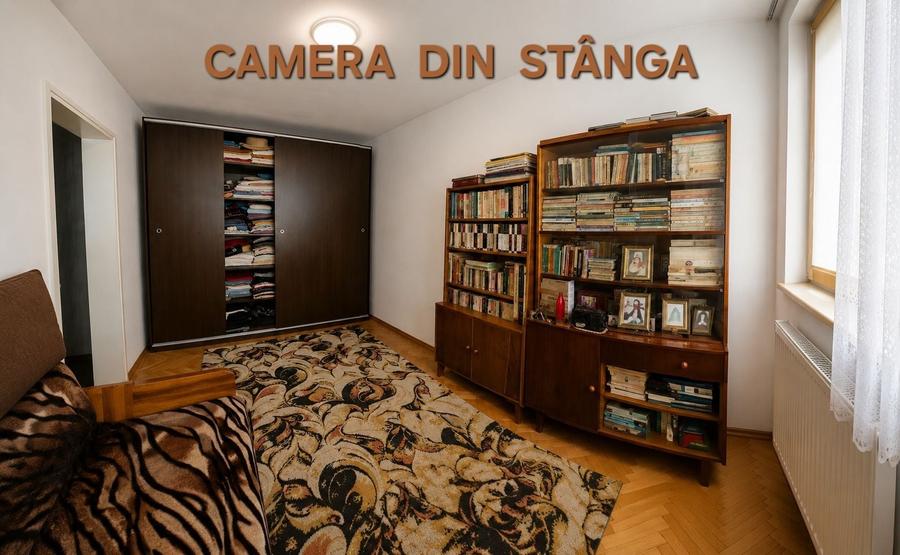 Apartament cu 3 camere semidecomandat în Central