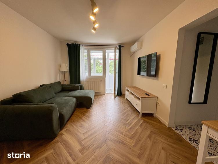 Apartament cu 2 camere semidecomandat în Giurgiului