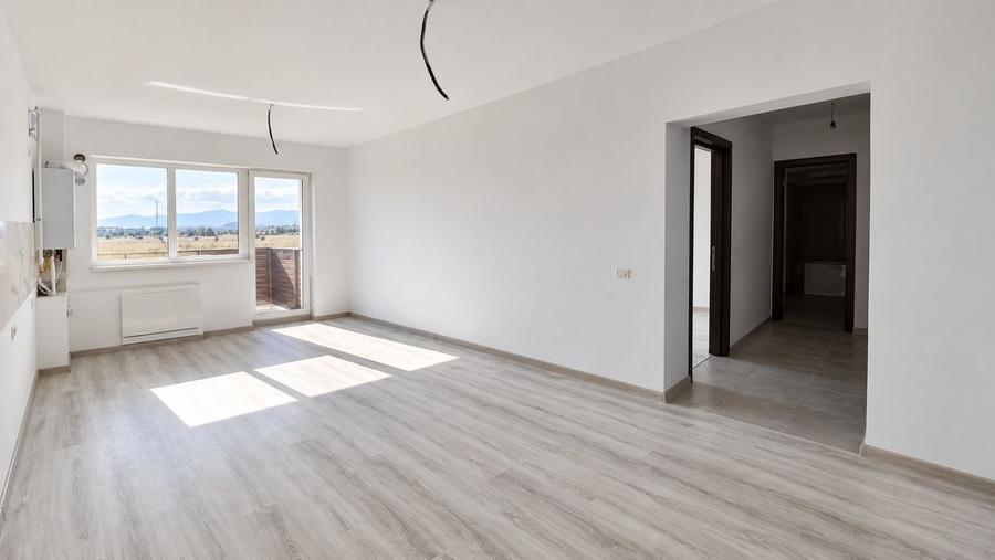 Apartament cu 2 camere semidecomandat în Sânpetru