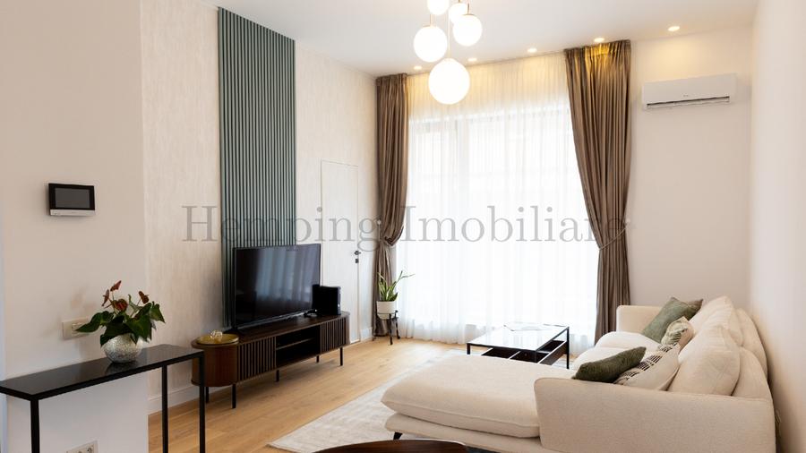 Apartament cu 2 camere semidecomandat, mobilat în Herăstrău