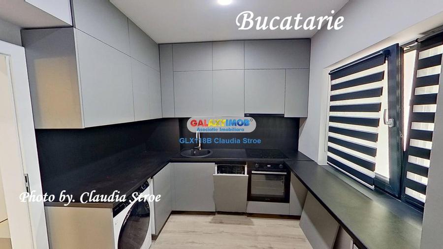 Apartament cu 3 camere semidecomandat, mobilat în Pipera