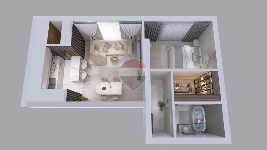 Apartament de vanzare 2 camere | Bragadiru Cartierul Latin Ghencea - 9