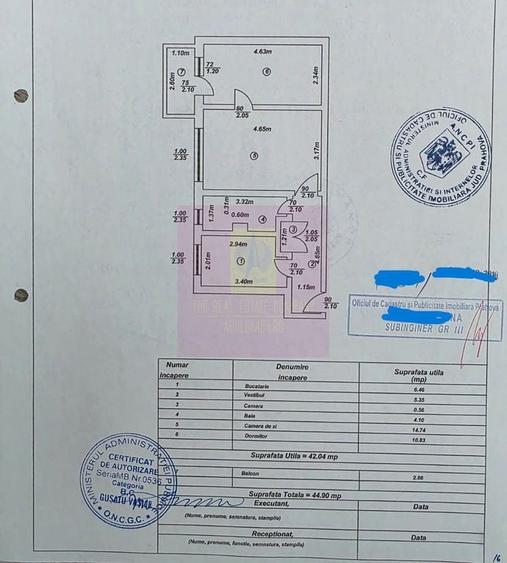 Apartament cu 2 camere semidecomandat în Central