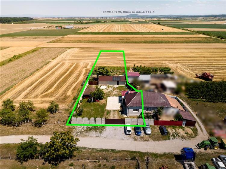 Casă cu 2 camere cu Teren 2000 Mp în Nojorid