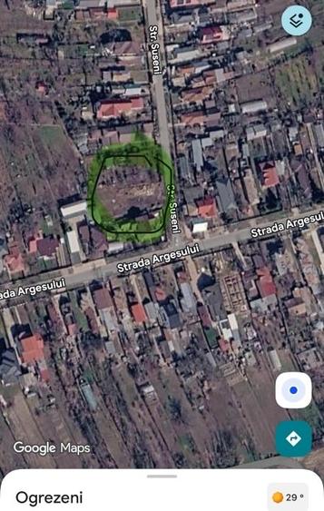 Teren Construcții intravilan de 1000 mp, în Ogrezeni