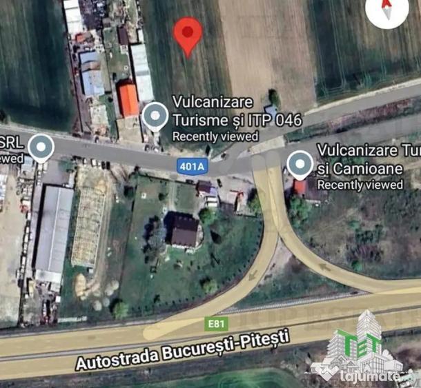 Teren comercial 7169mp la baza nod km35 pe A1 - 7