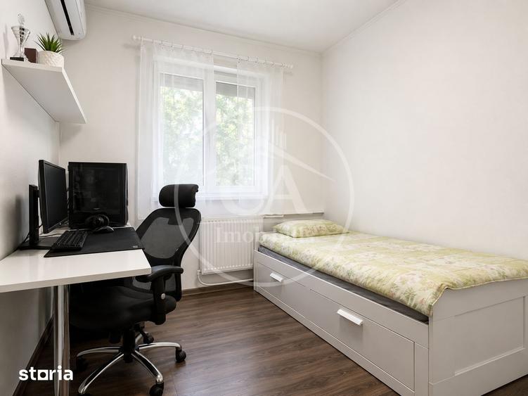 Apartament cu 3 camere semidecomandat în Rogerius
