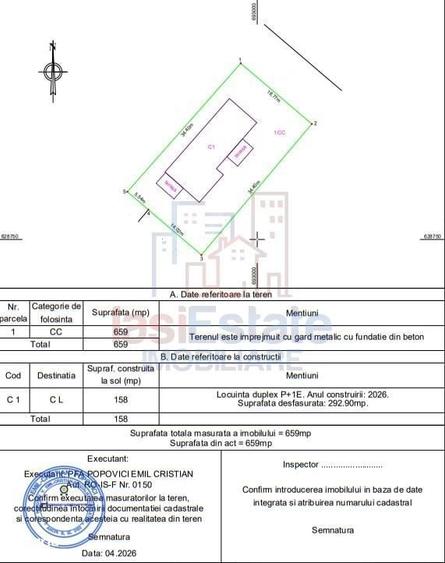 Casă cu 4 camere cu Teren 330 Mp în Miroslava
