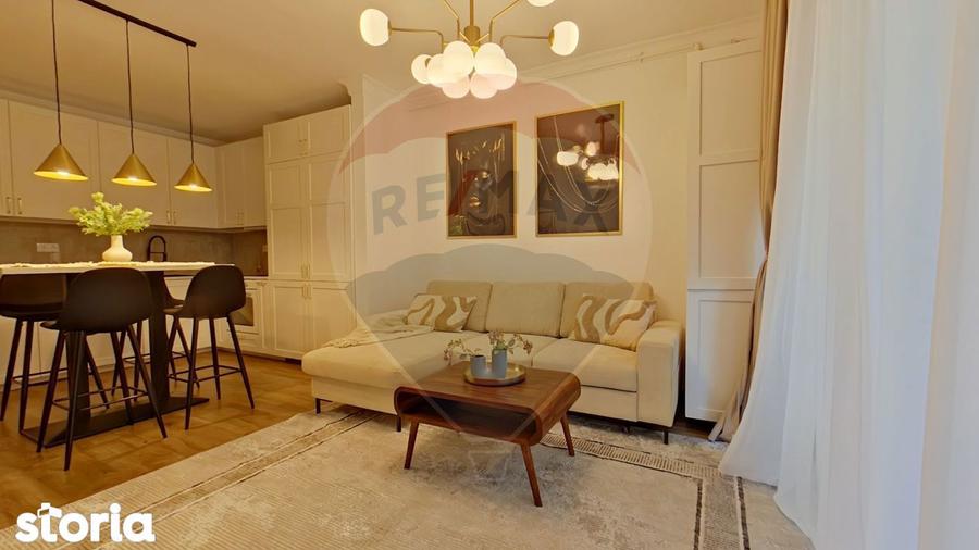 Apartament cu 2 camere, mobilat în Borhanci