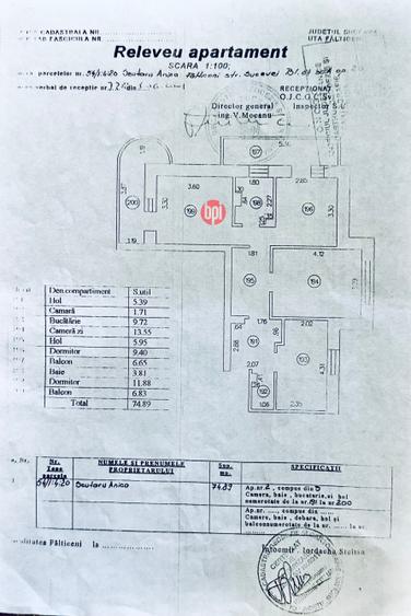 Apartament cu 3 camere decomandat, mobilat în Fălticeni