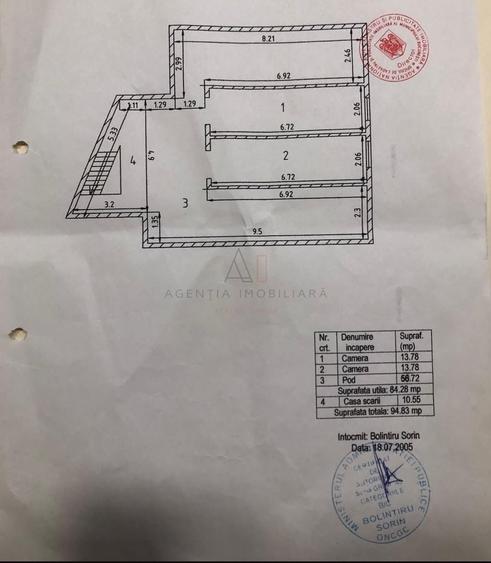 Apartament cu 3 camere semidecomandat în Cotroceni