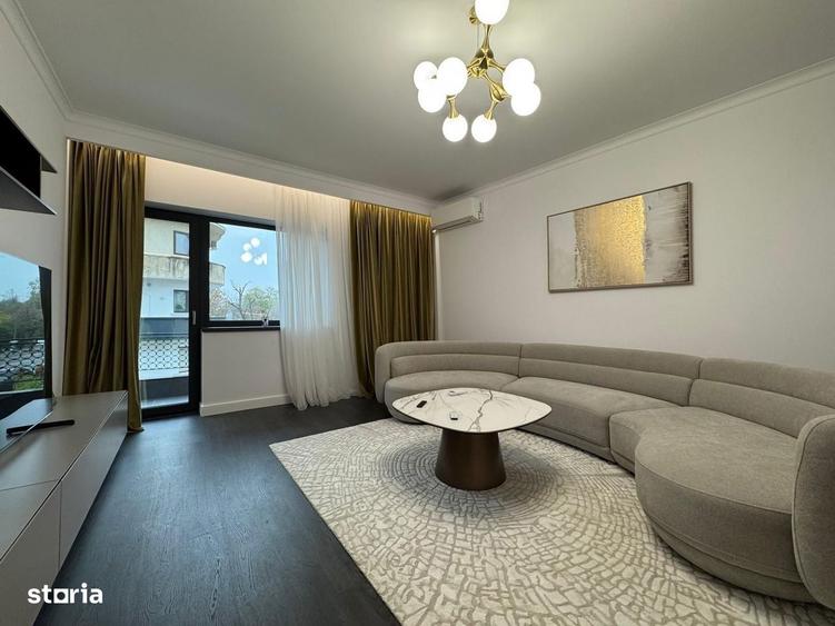 Apartament cu 3 camere decomandat, mobilat în Dorobanți