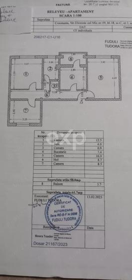 De vânzare apartament 3 camere, et 3/4, zona Inel1, Constanta - 8