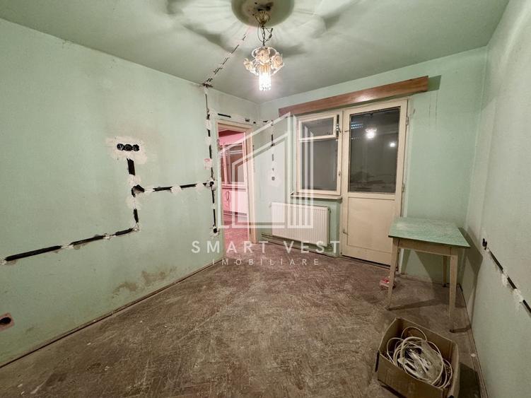 Apartament cu 2 camere semidecomandat în Solidarității