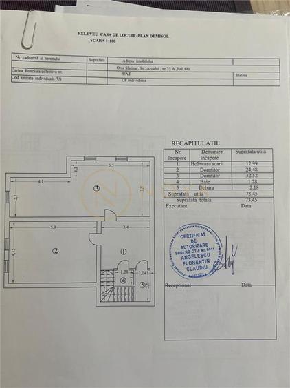 Casă individuală cu 6 camere cu Canalizare în Central