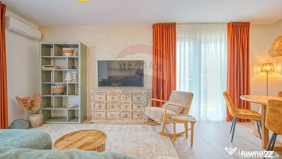Apartament cu 2 camere semidecomandat în Noua
