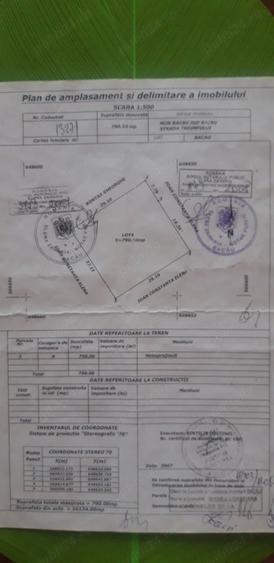 Teren de 800 mp, în Exterior Vest