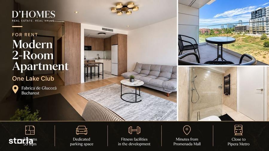 Apartament cu 2 camere în Pipera