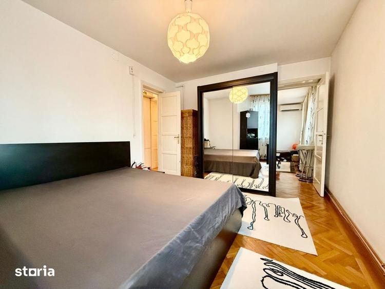 Apartament cu 2 camere decomandat, mobilat în Dorobanți