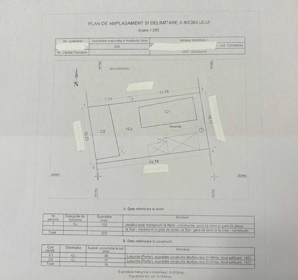 Imobil de vanzare Zona IC Bratianu | Ideal pentru dezvoltare | 90.000 - 4