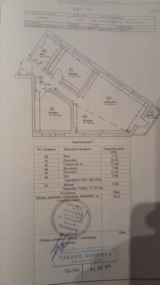 Apartament cu 3 camere semidecomandat, mobilat în Aradului