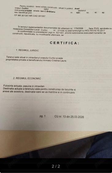 Teren de 500 mp, în Central