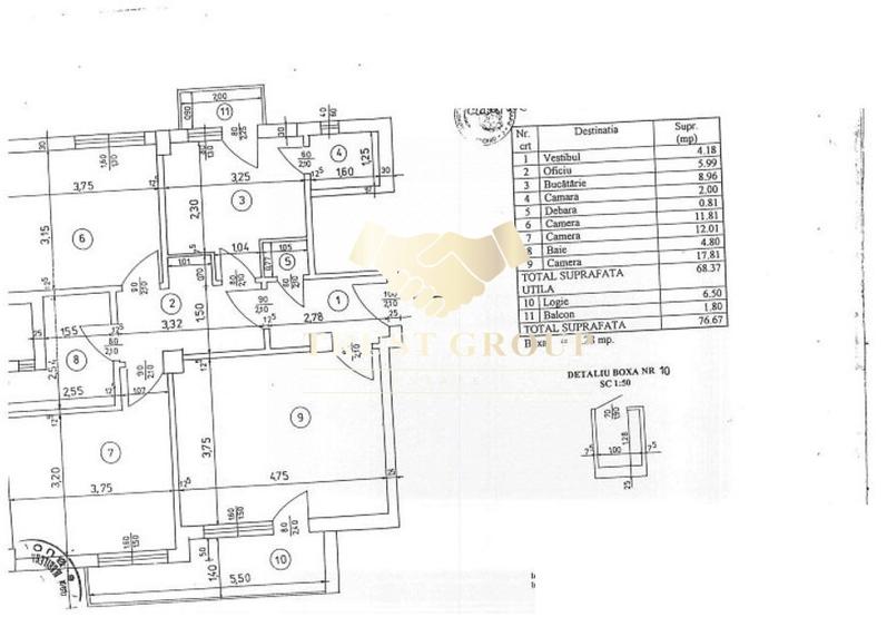 Apartament cu 3 camere decomandat în Armeneasca