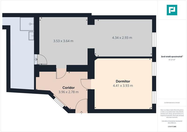 Apartament 2 camere la curte - Biserica sarbeasca - 15