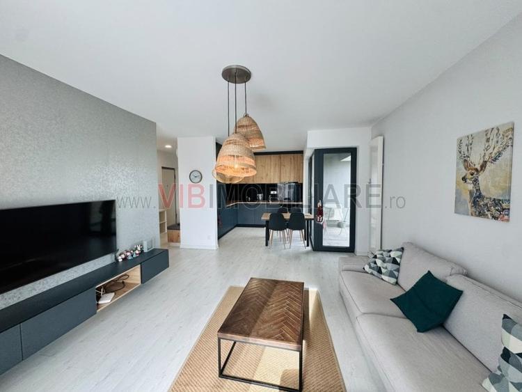Apartament cu 2 camere decomandat, mobilat în Pipera