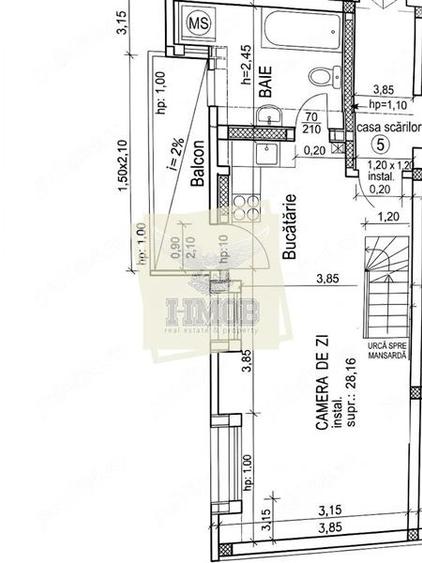 Apartament cu 2 camere semidecomandat, mobilat în Cedonia