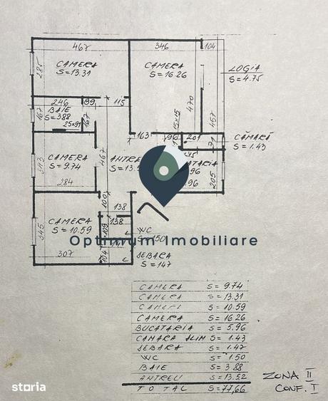 Apartament cu 4 camere decomandat în Mănăștur